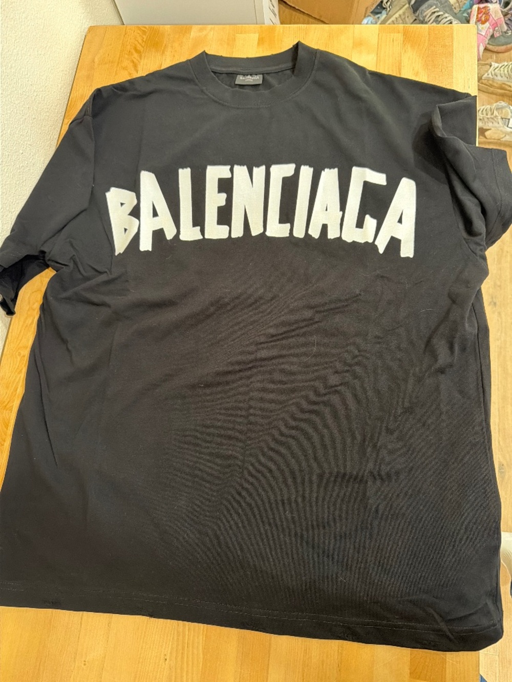 Balenciaga oversizedblack men’s t shirt. Size XL